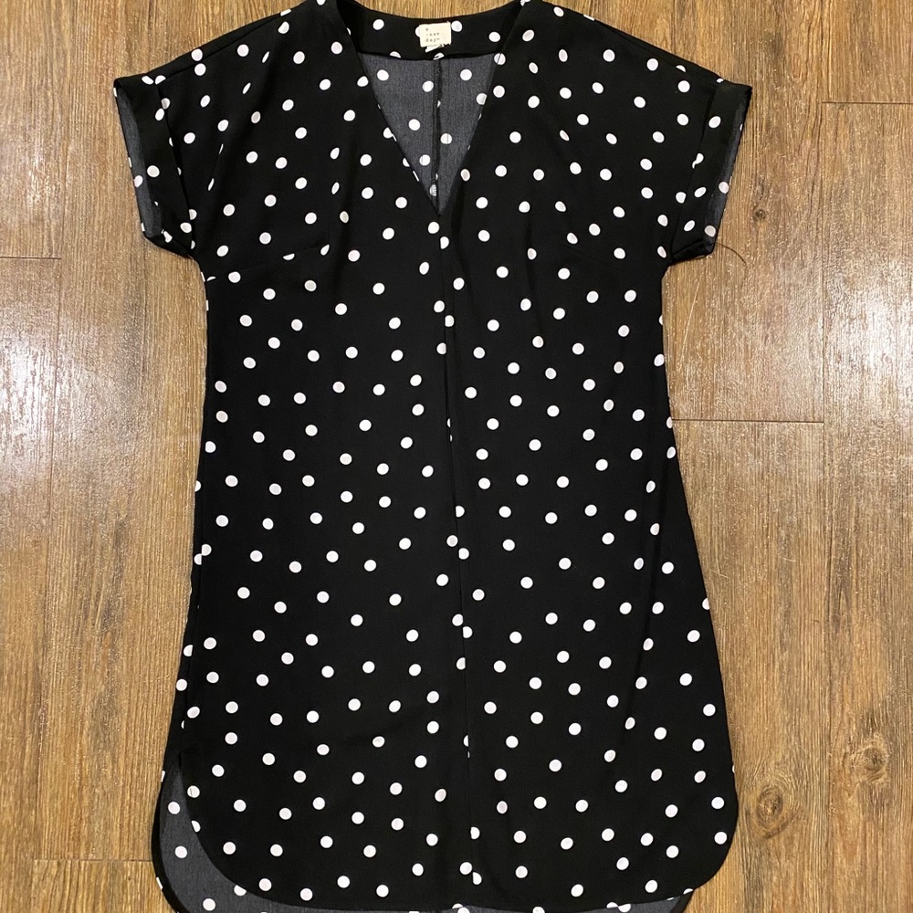 Black and White Polka Dot Dress
